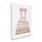 Stupell Industries Pink Gold Heels Bookstack Glam Fashion Design Canvas Wall Art